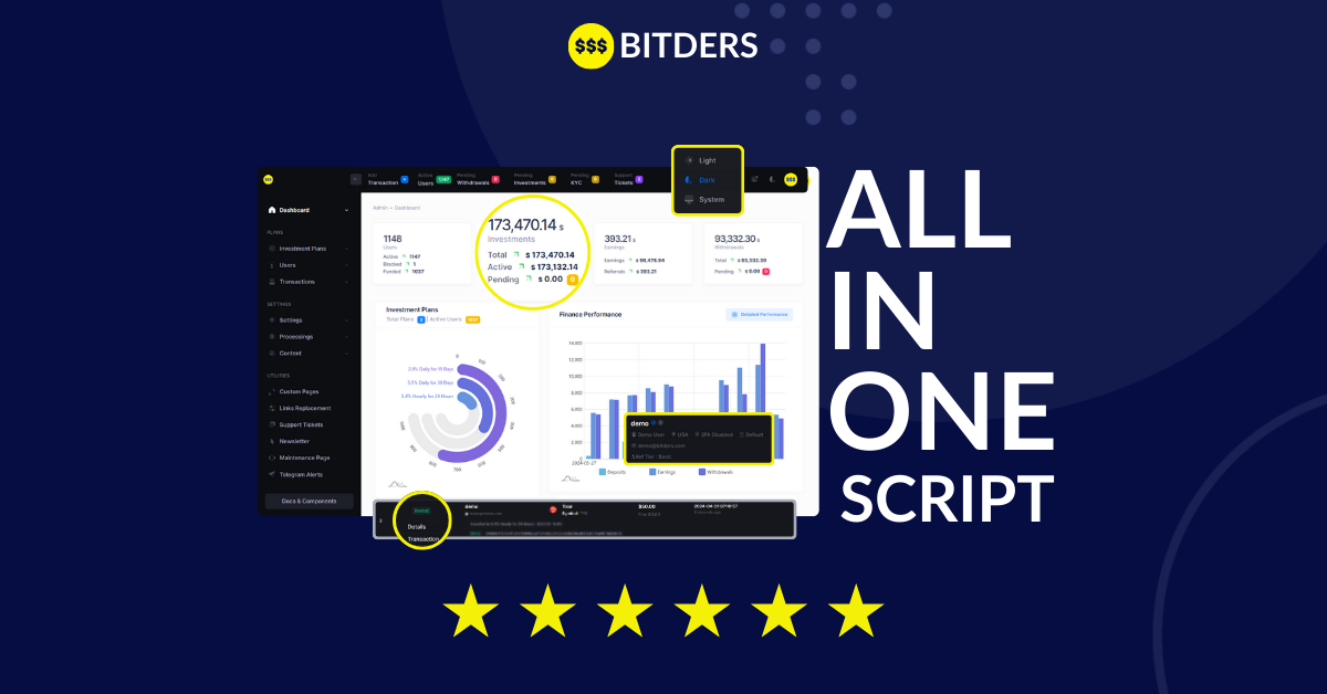 Bitders Hyip Pro Script