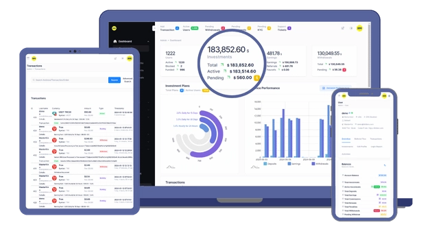 Bitder Hyip MlM Script Light Dashboard